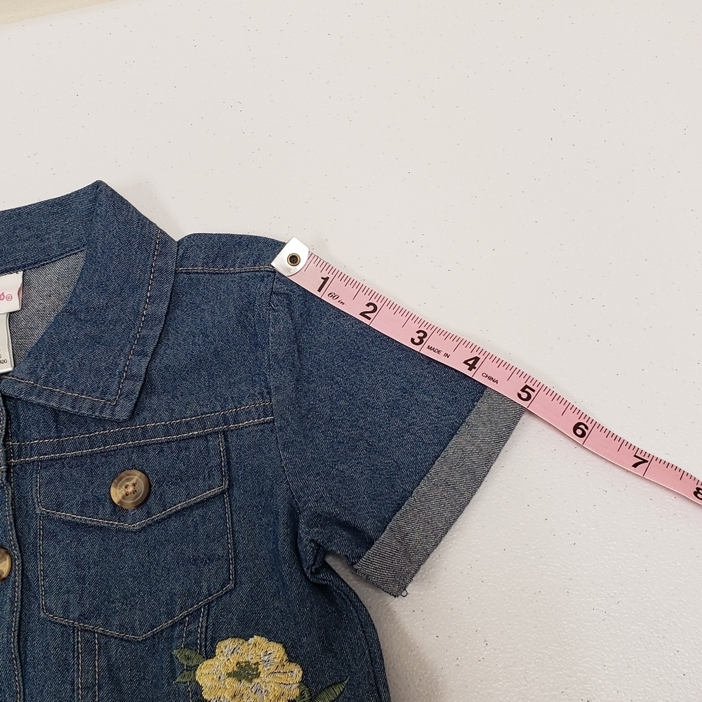 Little Lass Girls Denim Blue Jean Dress Size 5 - Picture 8 of 9